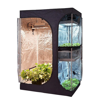 Growbox 2-in-1 600D Grow tent Complete kit Indoor