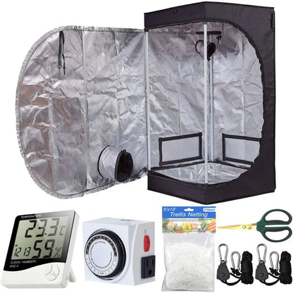 24''x24''x48'' High Reflective Mylar Hydroponic Grow Tent