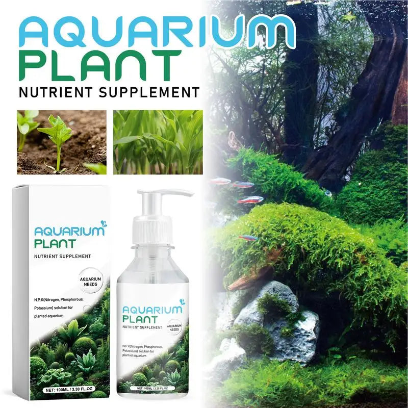 100ml Liquid Fertilizer Organic Aquatic Plant Nutritional Supplement