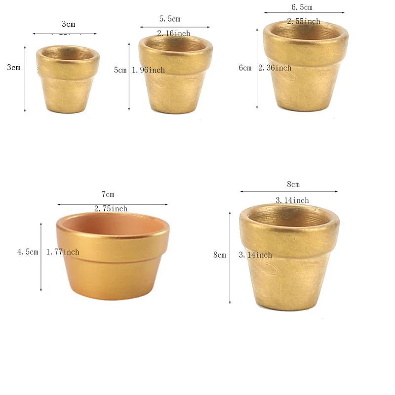 Multi Size Colorful Mini Terracotta Dirt Pot