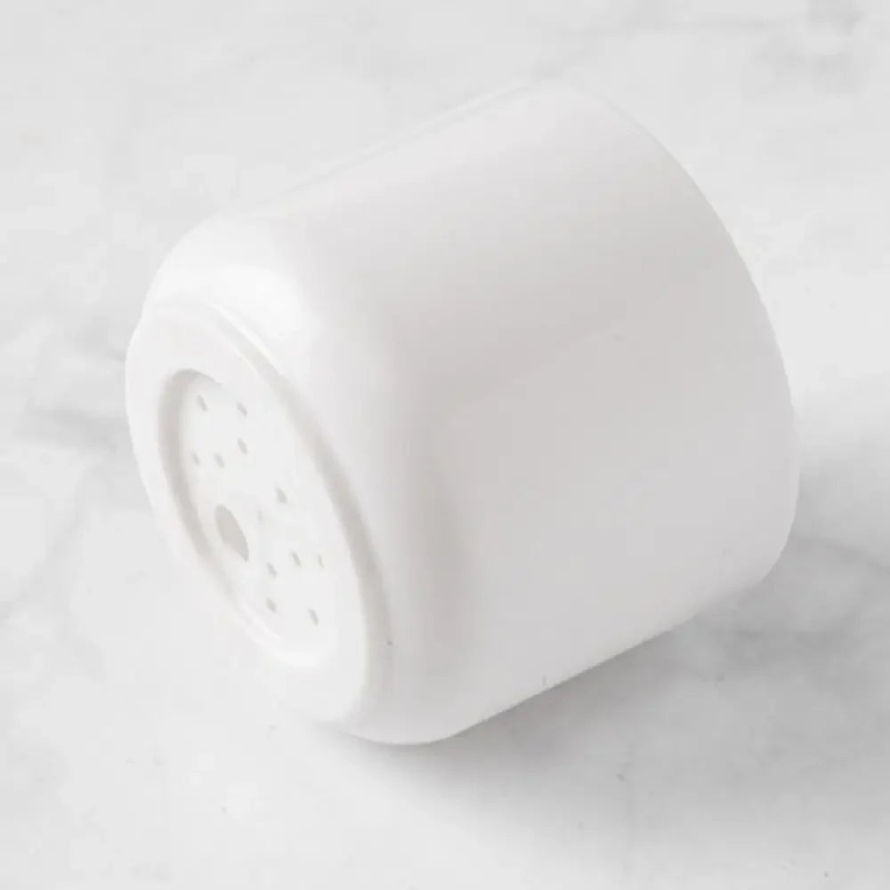 Small White Plastic Flower Dirt pot