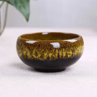 Ceramic Bonsai Flowing Glaze Ceramic Orchid Dirt Pots