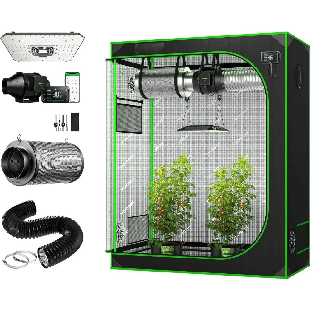 4x2 Grow Tent Smart Grow with 100W LED Grows Light