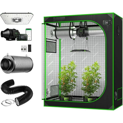 4x2 Grow Tent Smart Grow with 100W LED Grows Light