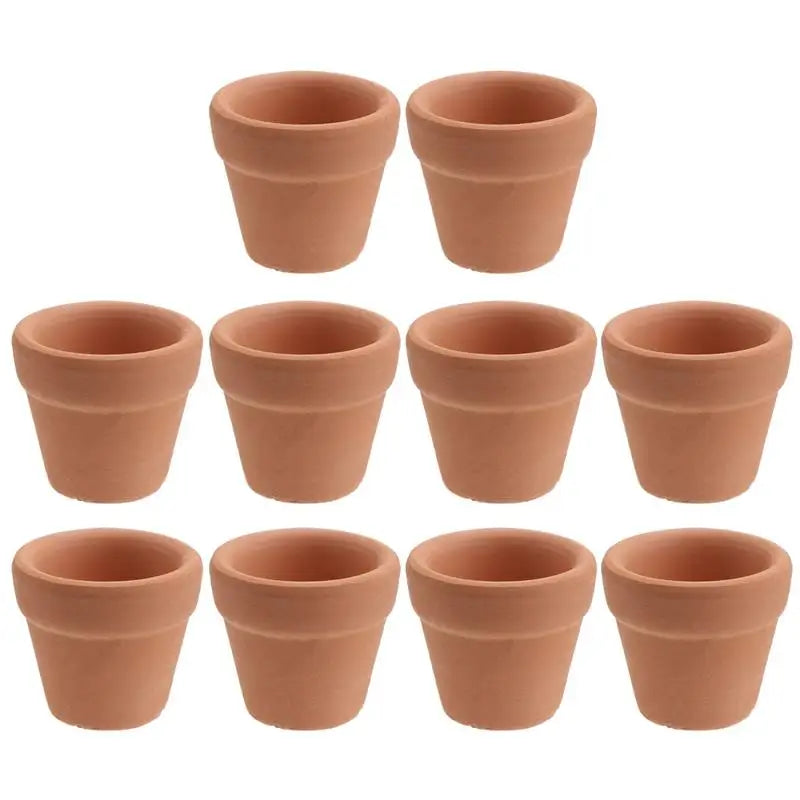 Mini Terracotta Clay Succulent Flower Dirt Pot