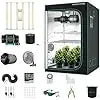 3x3 Grow Tent Kit Complete 150W TS1000 Dimmable Full Specturm