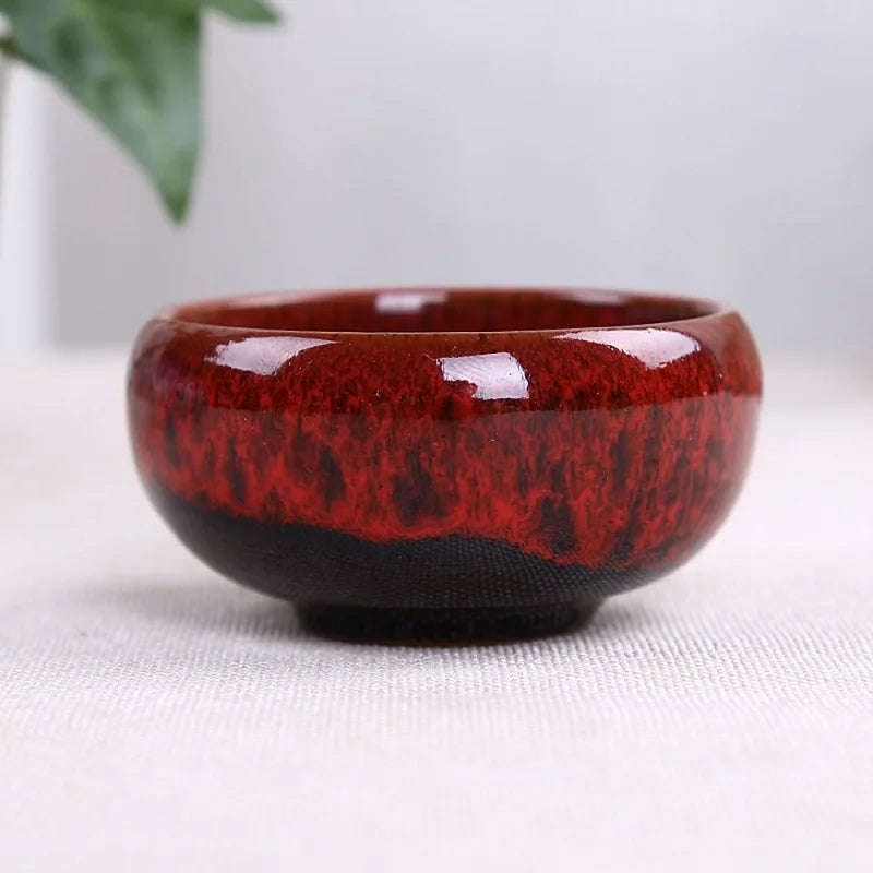 Ceramic Bonsai Flowing Glaze Ceramic Orchid Dirt Pots