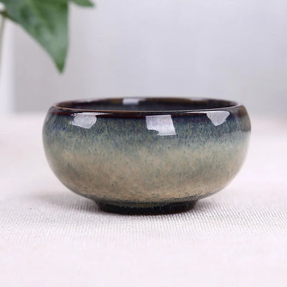 Ceramic Bonsai Flowing Glaze Ceramic Orchid Dirt Pots